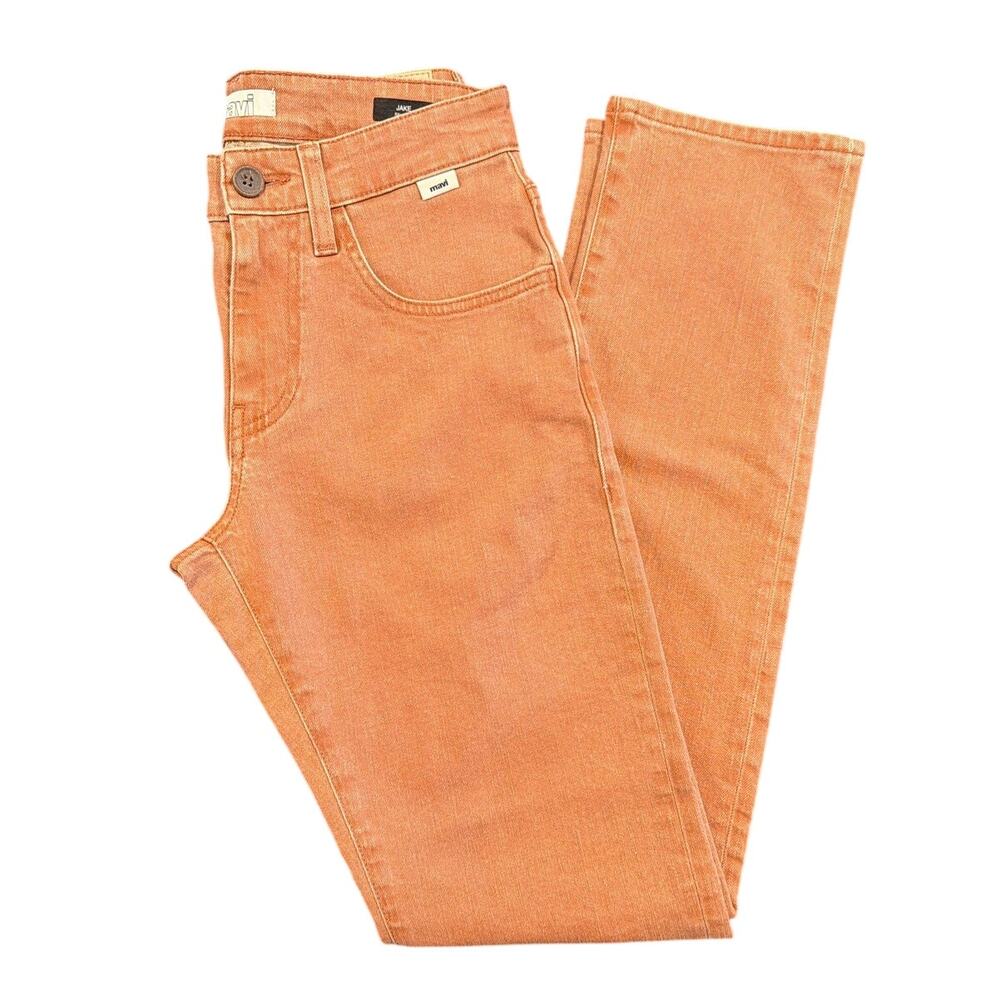 NWOT Mavi Jake Slim Leg Jeans, Burnt Orange, Men’s 28x32